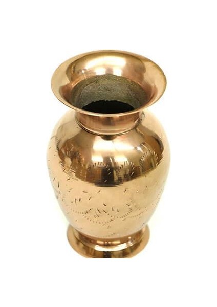 Vazo Düz Model Tamamı Pirinç Dekoratif Hediyelik modelleri