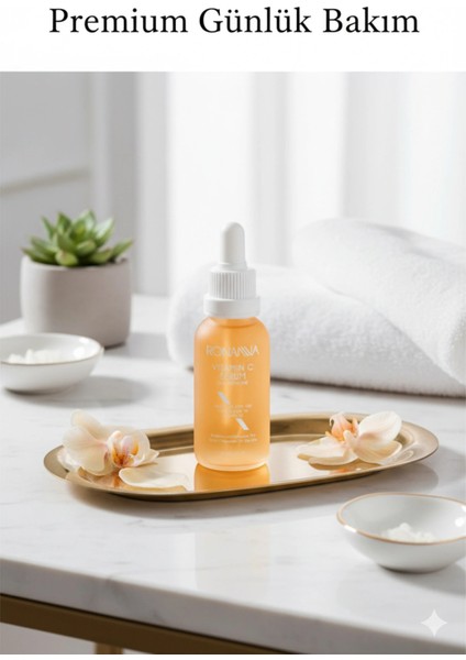 C Vitamini Serum - Leke Karşıtı, Cilt Aydınlatıcı, Nemlendirici ve Cilt Tonu Eşitleyici Serum - 30ML