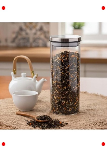 Vakumlu Kapaklı Borosilikat Cam Kavanoz, 1 Litre fiyatları