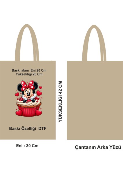 Şık Tasarımlı Bez Poşet – Dtf Baskılı, 30X42 cm Pamuk Kumaş fiyatları