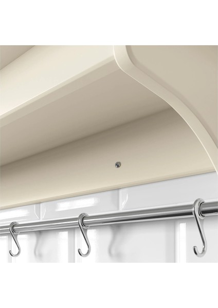 Tornvıken Duvar Rafı Kırık Beyaz 120 cm modelleri