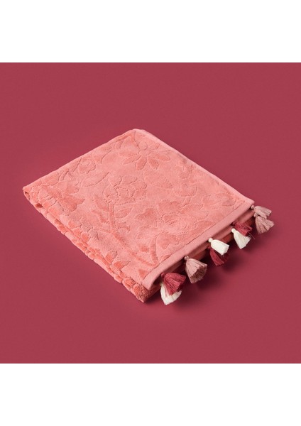 Soft Granny Summer Flos Yüz Havlusu - Gülkurusu - 50X90 cm fiyatları