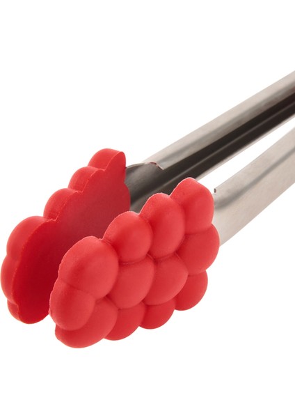 With Love Metal Saplı Silikon Uçlu Uzun Servis Maşası - Asorti - 28 cm modelleri