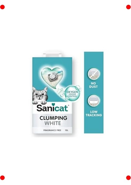 Kokusuz Topaklanan Beyaz Kedi Kumu 10 Litre modelleri