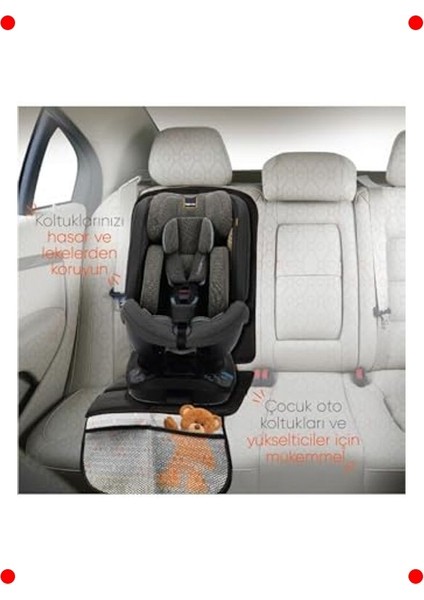 Kalın Pedli Araç Koltuk Koruyucu - Çocuk Koltuğu Altlığı fırsatları