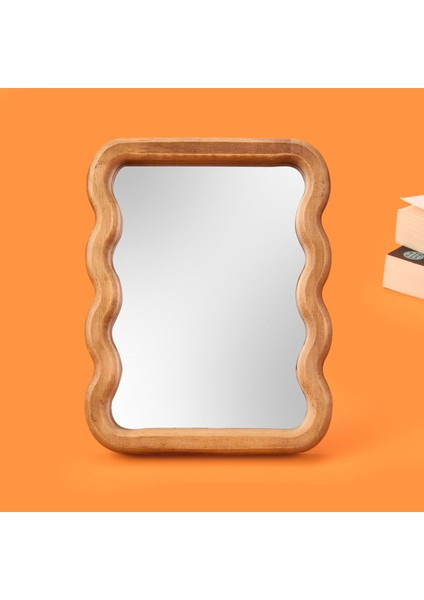 Bath Wavy Ayna - Kahverengi - 22,5 cm fiyatları