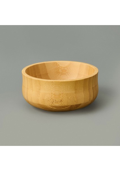 Küçük Boy Bambu Kase - Açık Kahverengi - 13 cm