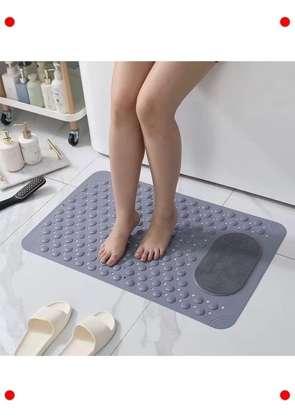 Kaymaz Masaj Etkili Banyo Duş Matı Gri fiyatları