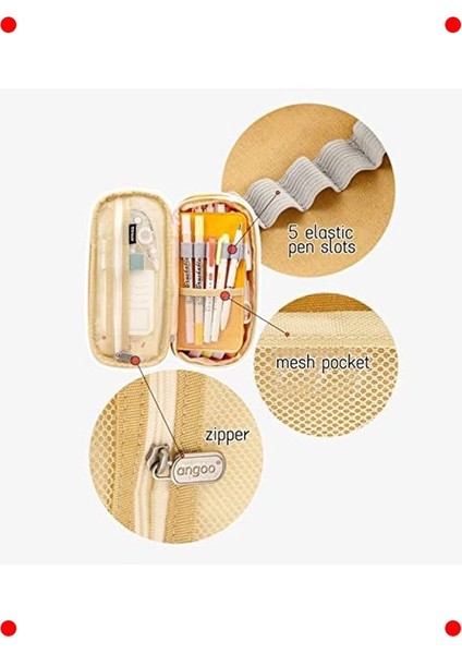 Çok Bölmeli Geniş Kapasiteli Kalem Kutusu fırsatları