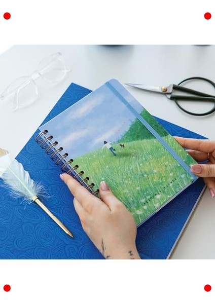 A5 Akademik Ajanda (2025-2026) - Spiralli, Manzara Kapak