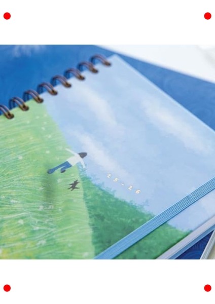 A5 Akademik Ajanda (2025-2026) - Spiralli, Manzara Kapak fiyatları