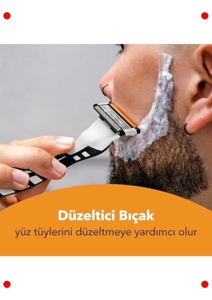 Erkek Tıraş Seti | 5 Bıçaklı Sap ve 2 Yedek Başlık fırsatları