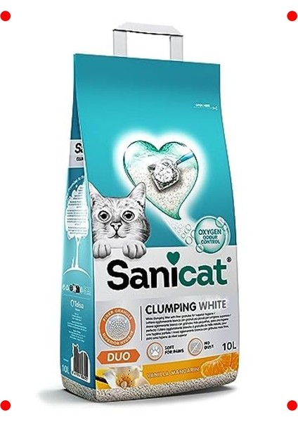 Topaklanan Kedi Kumu - Vanilya & Mandalina Kokulu 10 Litre