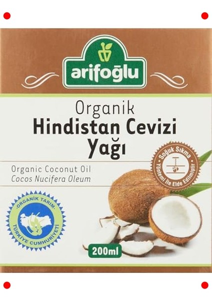 Organik Hindistan Cevizi Yağı 200 ml modelleri