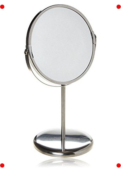Ayaklı Büyütmeli Çift Taraflı Kozmetik Aynası