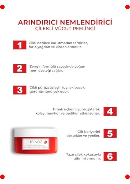 Çilekli Besleyici Vücut Peelingi 300 gr fiyatları
