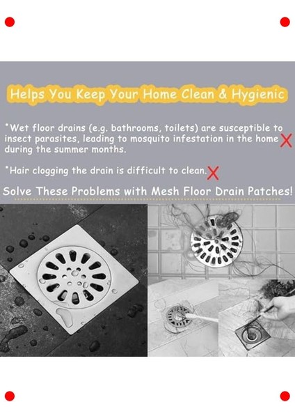 Yapışkanlı Gider Süzgeci Filtresi (20 Adet) fiyatları