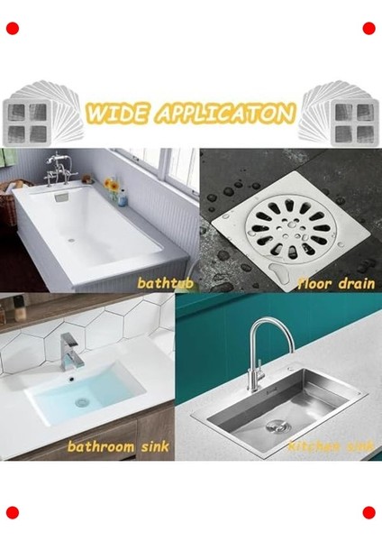 Yapışkanlı Gider Süzgeci Filtresi (20 Adet) fırsatları