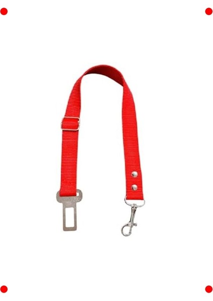 Evcil Hayvan Araç Emniyet Kemeri (Kırmızı) fiyatları