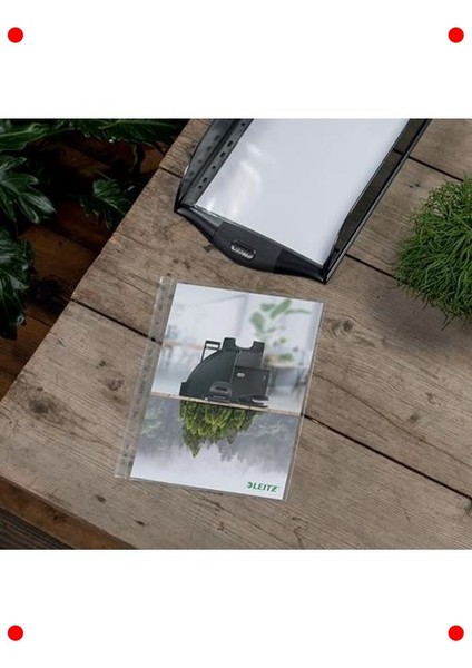 A4 Geri Dönüştürülebilir Şeffaf Poşet Dosya (25'li) fırsatları