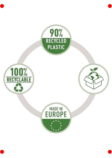 A4 Geri Dönüştürülebilir Şeffaf Poşet Dosya (25'li) indirimleri