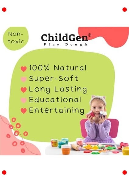 Doğal Oyun Hamuru Seti (3X125GR, Mavi Kırmızı Yeşil) modelleri