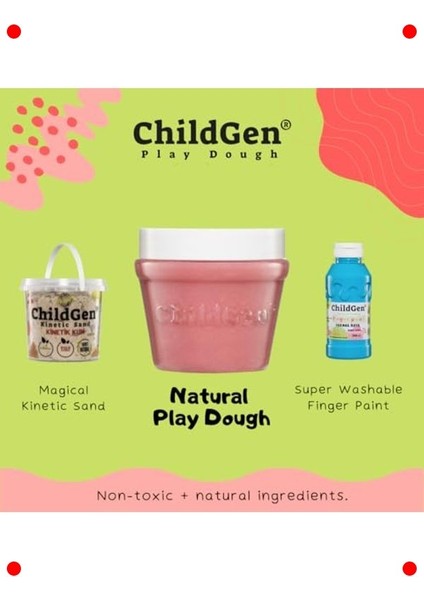 Doğal Oyun Hamuru Seti (3X125GR, Mavi Kırmızı Yeşil) indirimleri