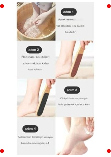 Ahşap Çift Taraflı Suya Dayanıklı Ayak Törpüsü fırsatları