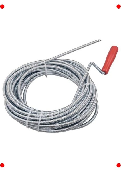 3 Metre Gider Tıkanıklık Açma Spirali