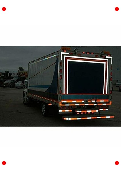 Reflektörlü Şerit Ikaz Bandı, 5 Metre, Beyaz indirimleri