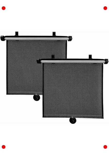 Geri Çekilebilir Oto Güneşliği Stor Perde Çift