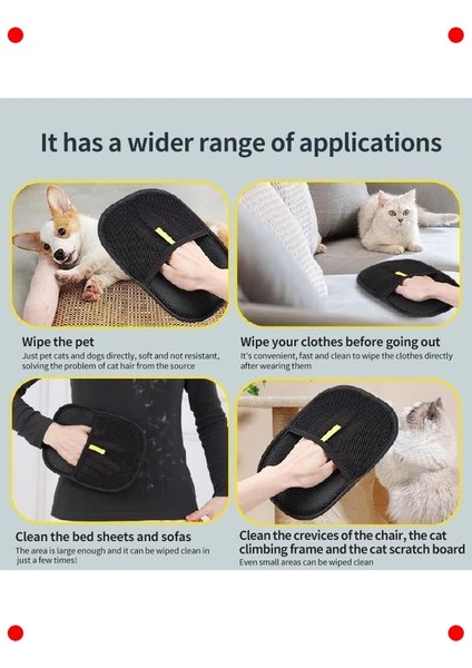 Evcil Hayvan Tüy Toplama Eldiveni Siyah fırsatları