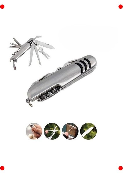 11 Fonksiyonlu Çok Amaçlı Katlanır Kamp Aleti modelleri