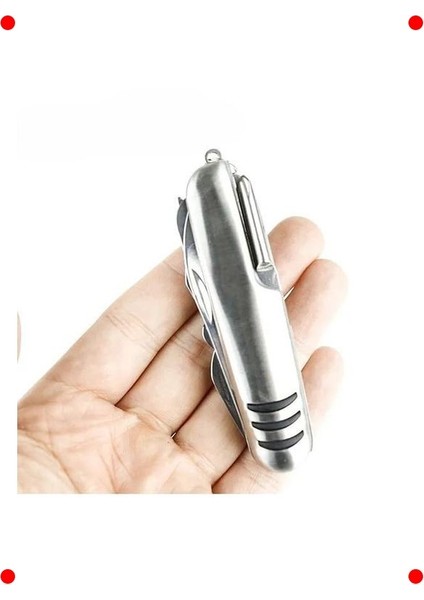 11 Fonksiyonlu Çok Amaçlı Katlanır Kamp Aleti fırsatları