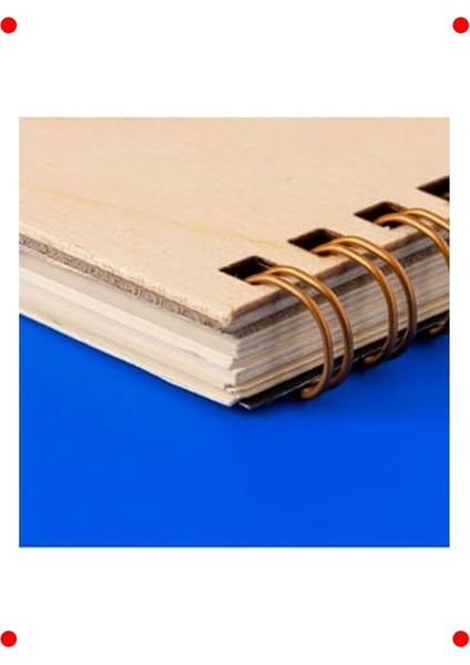 Eğlenceli Tasarım Ahşap Kapaklı Mini Defter indirimleri