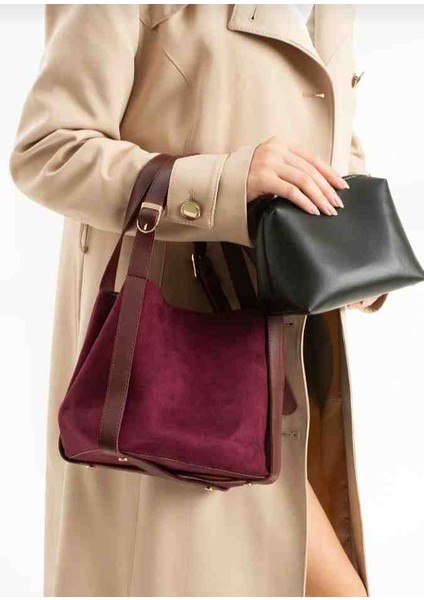 Eflanmoda Süet Yavrulu Kadın El ve Omuz Çantası fiyatları