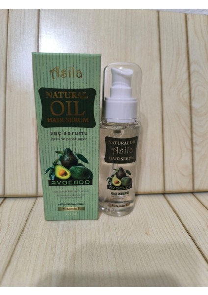 🥑 Avokado Yağlı Saç Serumu – Doğal Yağ Içerikli Antifrizz Serum (60 Ml)