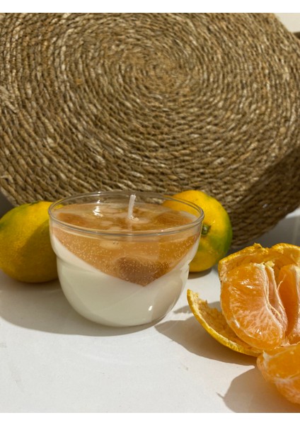 Mandalina Mum Mandalina Aromalı Mum modelleri