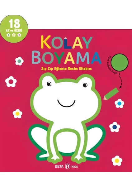 Kolay Boyama Zıp Zıp Eğlence Resim Kitabım