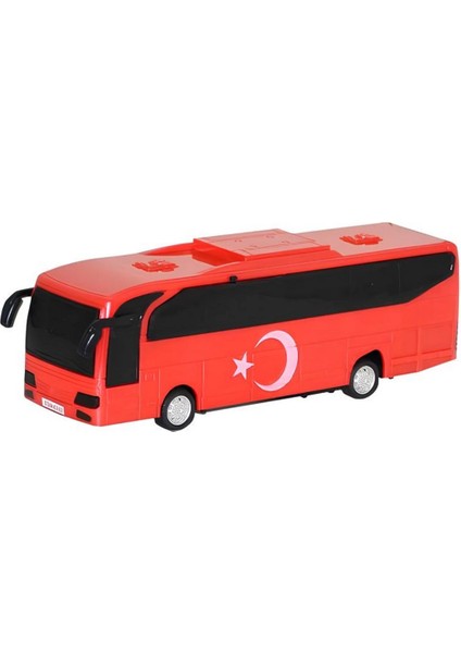 Sürtmeli Türk Bayraklı Otobüs