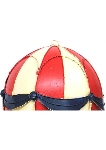 Dekoratif Metal Sıcak Hava Balonu Vintage Biblo Ev Ofis Hediyelik fırsatları