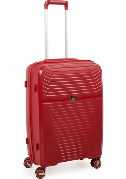 Orta Boy Pp Valiz - Kırmızı - 58X43X23 cm fiyatları