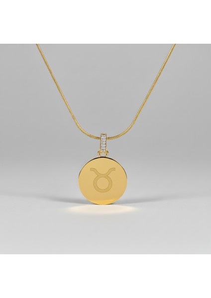 316L Çelik Boğa Burcu Kolye – Kadın Zodyak Sembolü – Altın Kaplama fiyatları