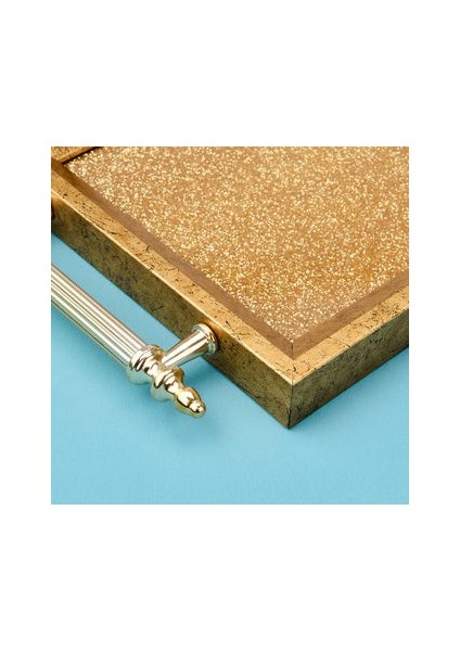 Kitchen Mini Tepsi - Gold - 29X18 cm modelleri