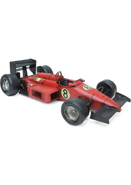 Dekoratif Metal Yarış Arabası