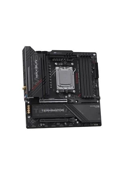 Termınatör B850M Pro Dark Wıfı7 Ddr5 Hdmı-Dp Typec Pcıe 5.0 1851P Matx modelleri