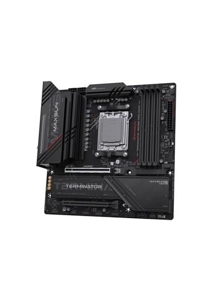 Termınatör B850M Pro Dark Wıfı7 Ddr5 Hdmı-Dp Typec Pcıe 5.0 1851P Matx fırsatları