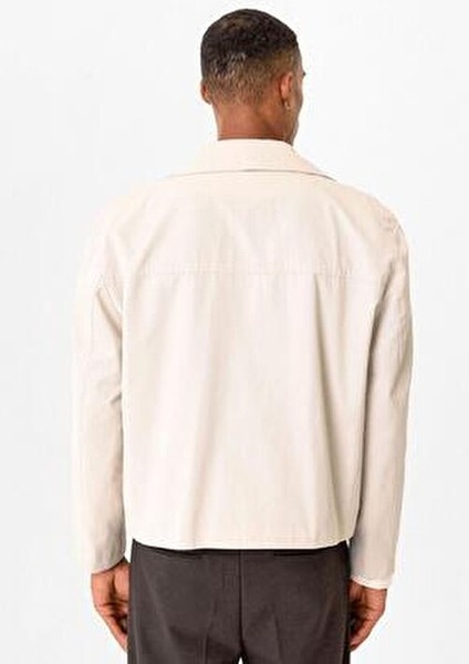 Taş Crop Fit Erkek Trençkot