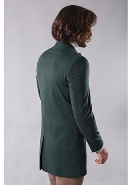 Erkek Kısa Palto Uzun Kol Düğmeli Slim Fit Kaşe Kumaş Modern Tasarım modelleri