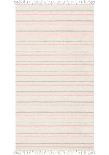 Soft Pilatus Peştamal - Bej / Kiremit - 90X160 cm
